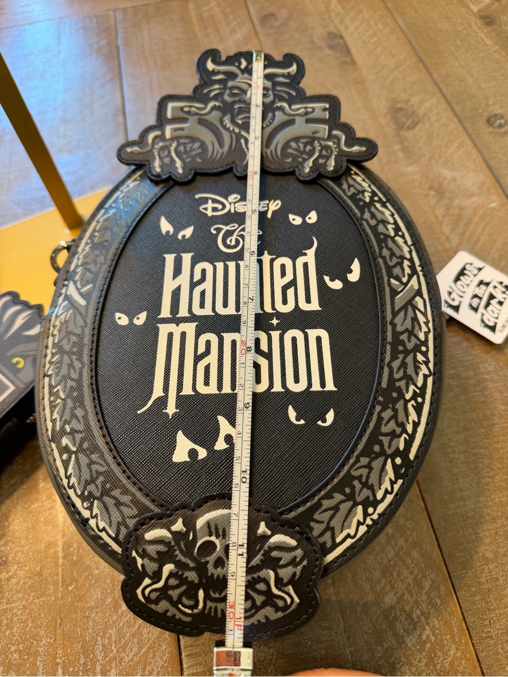 Disney Haunted Mansion Black and White Loungefly crossbody. - Picture 2 of 6